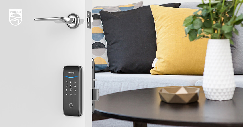 PHILIPS Smart Rim Door Lock 5100-6HBS